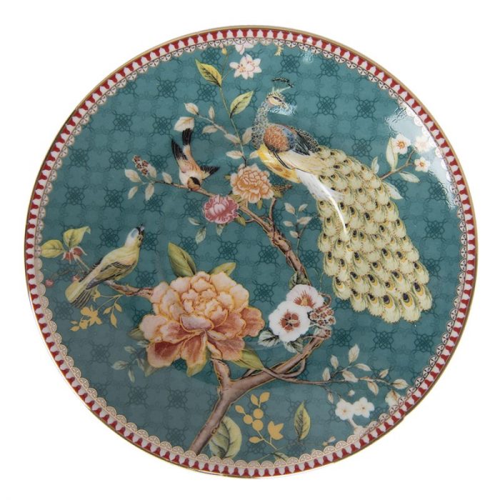 Tasse et soucoupe en porcelaine fleurs – Image 3