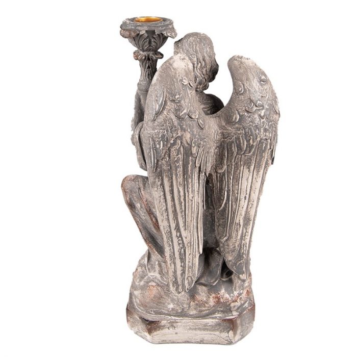 Bougeoir gris ange – Image 3