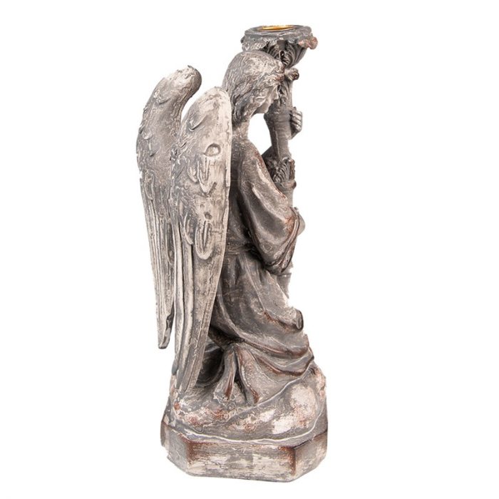 Bougeoir gris ange – Image 4