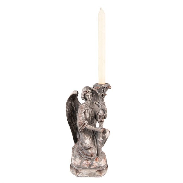Bougeoir gris ange – Image 5