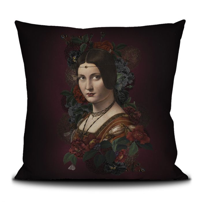 Coussin en velours Bella