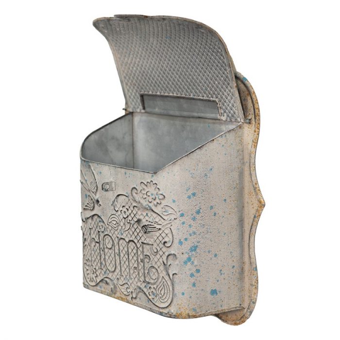 Boîte aux lettres murale gris / bleu – Image 3