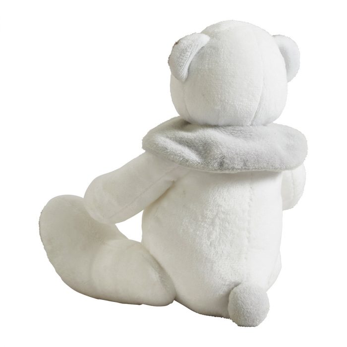 Peluche musicale Ourson gris – Image 4