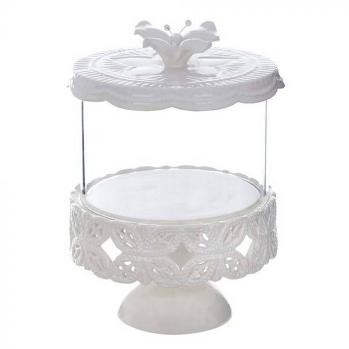 Plat à gâteau avec cloche