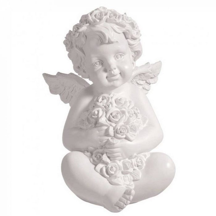 Ange bouquet de roses