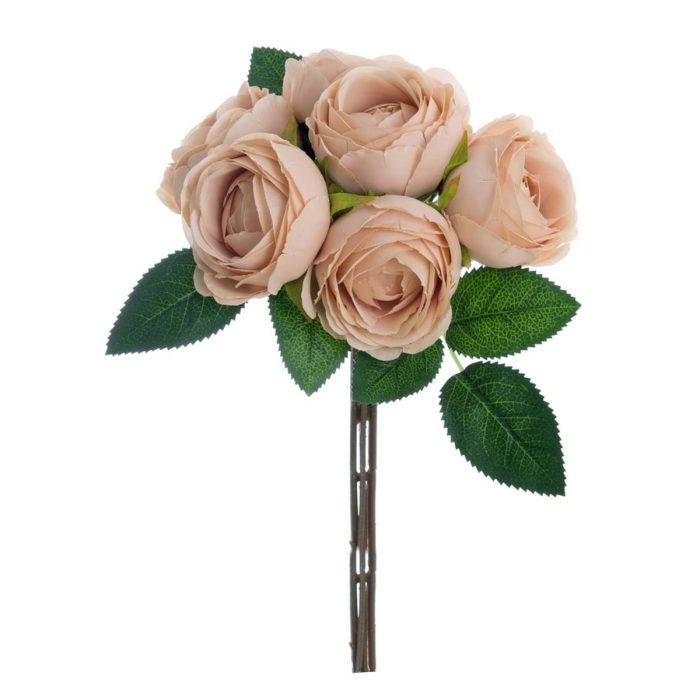 Bouquet de roses peau de pêche