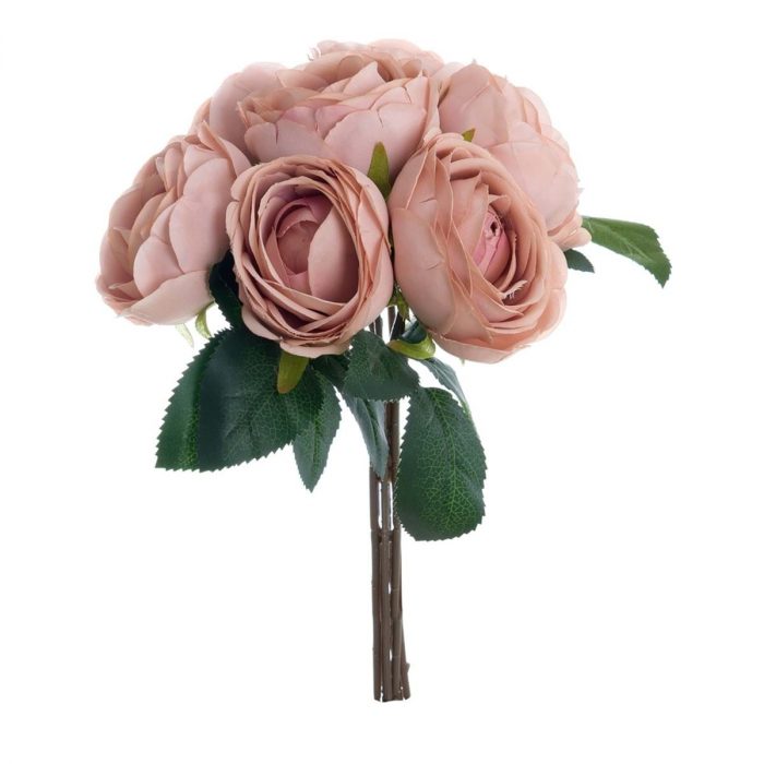 Bouquet de roses artificielles
