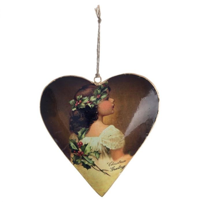 Décoration coeur en métal