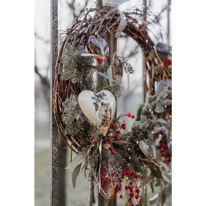 Décoration coeur en métal – Image 2