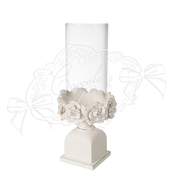 Bougeoir avec roses