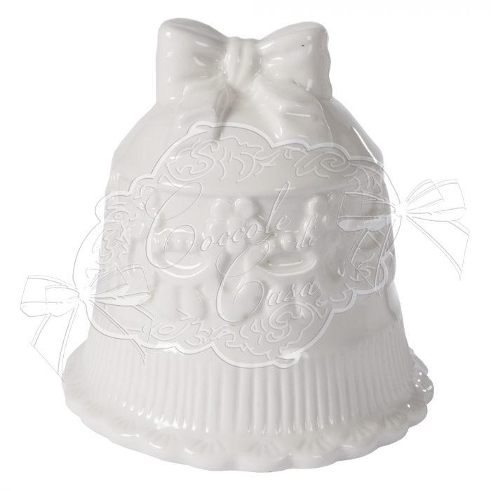 Cloche blanche en céramique