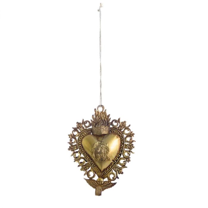 Décoration coeur votif