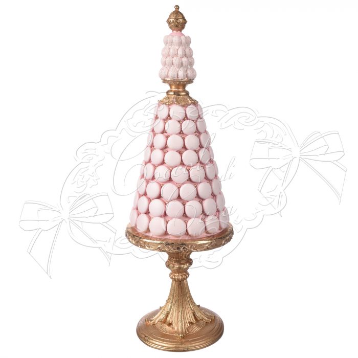 Macarons de princesse sur support