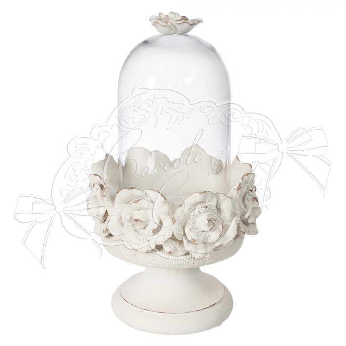 Cloche en verre avec support
