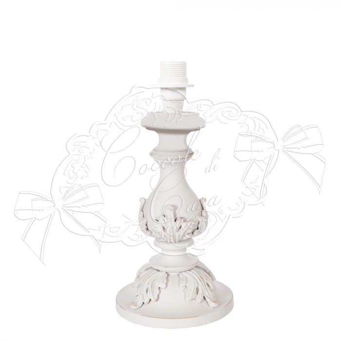 Pied de lampe en bois