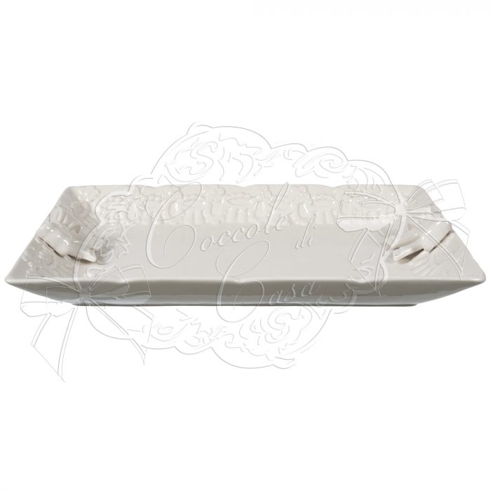 Plateau rectangulaire avec noeuds
