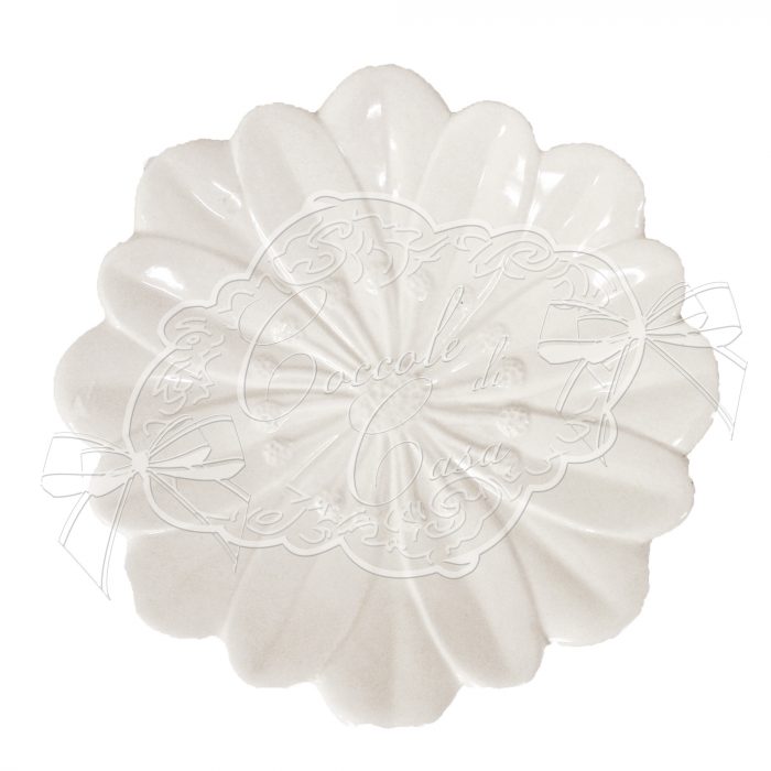 Soucoupe marguerite blanche