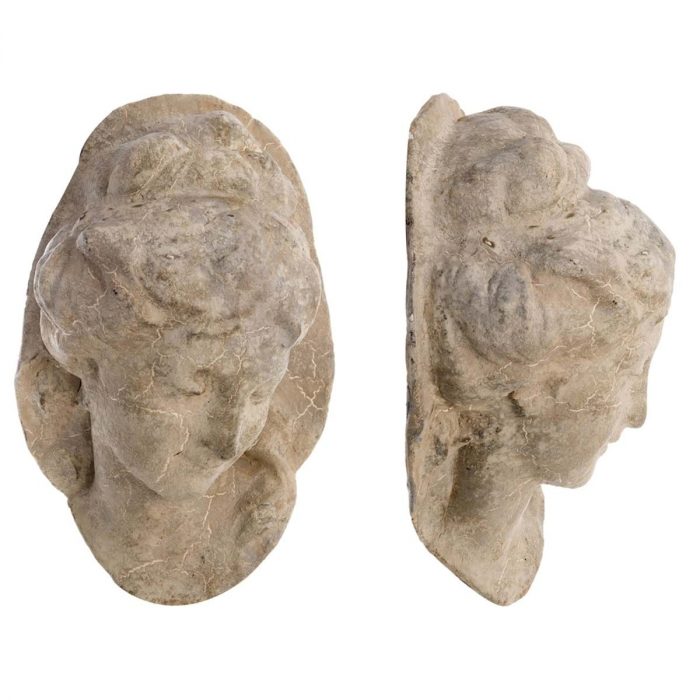 Décoration visage en résine