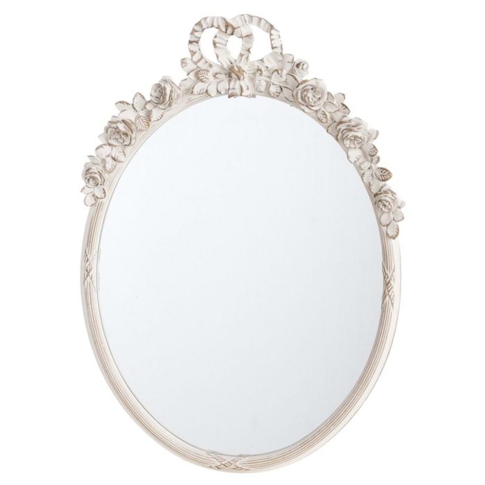 Miroir ovale en résine