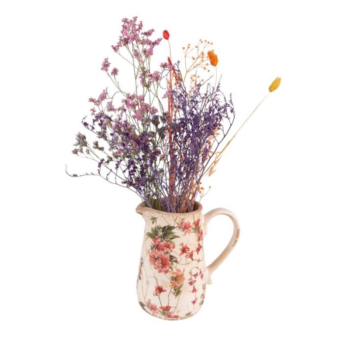 Pichet imprimé de fleurs – Image 2