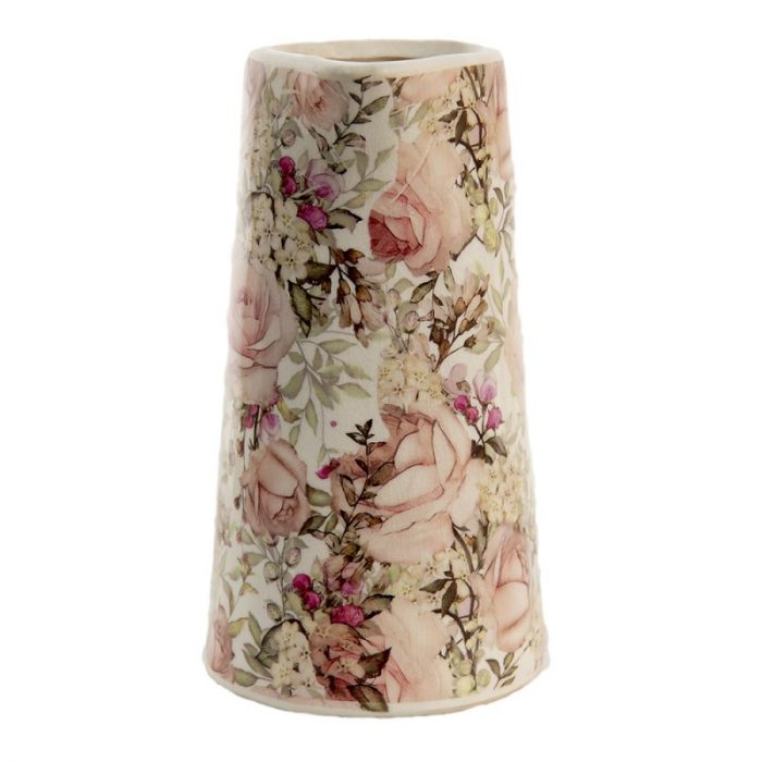 Pichet décoratif imprimé de roses – Image 3