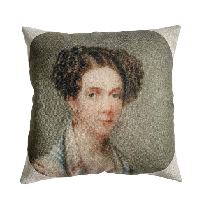 Coussin visage de femme