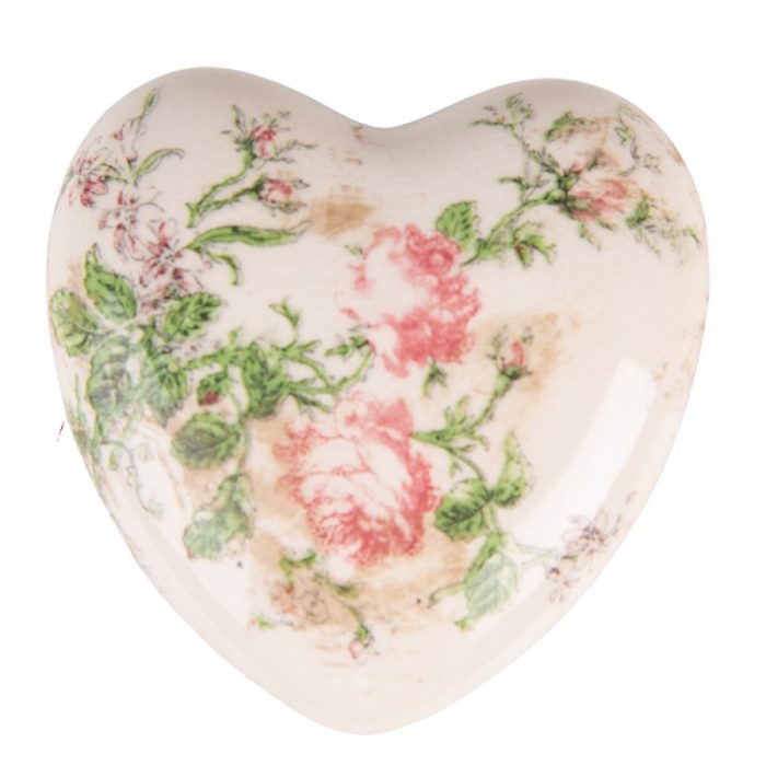 Coeur décoratif fleurs
