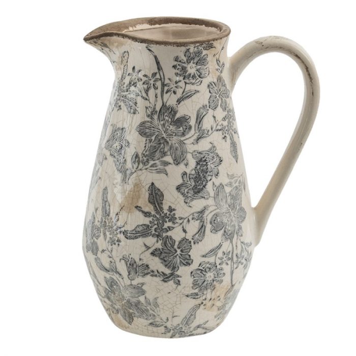Pichet décoratif gris