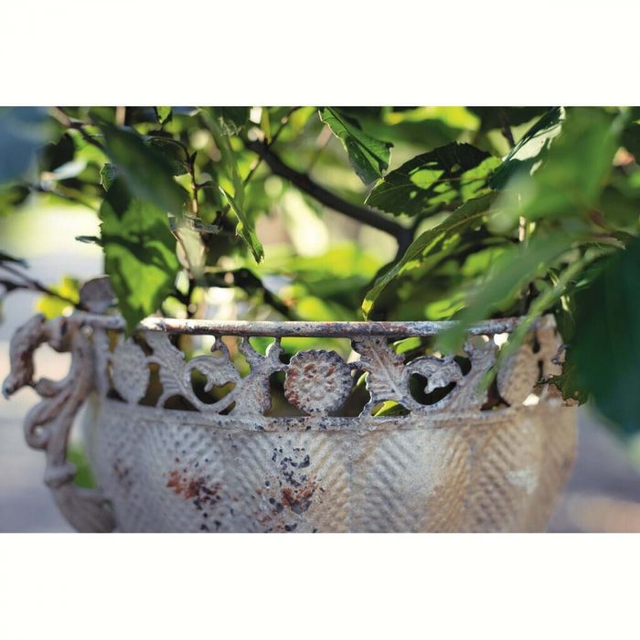 Pot patiné crème antique – Image 2