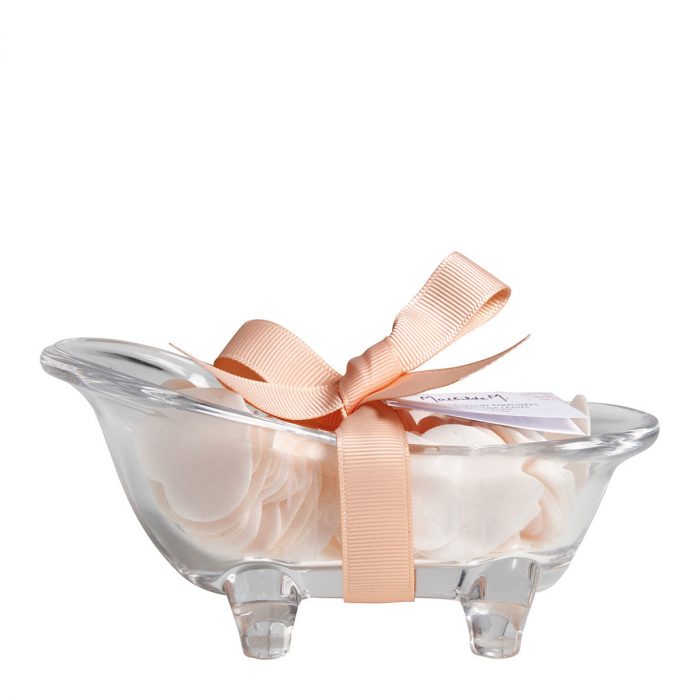 Baignoire porte-savon et 3 roses de savon Petits Cœurs - Parfum Rose – Image 2
