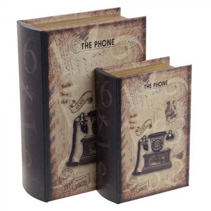 Boîte livre Téléphone petit modèle