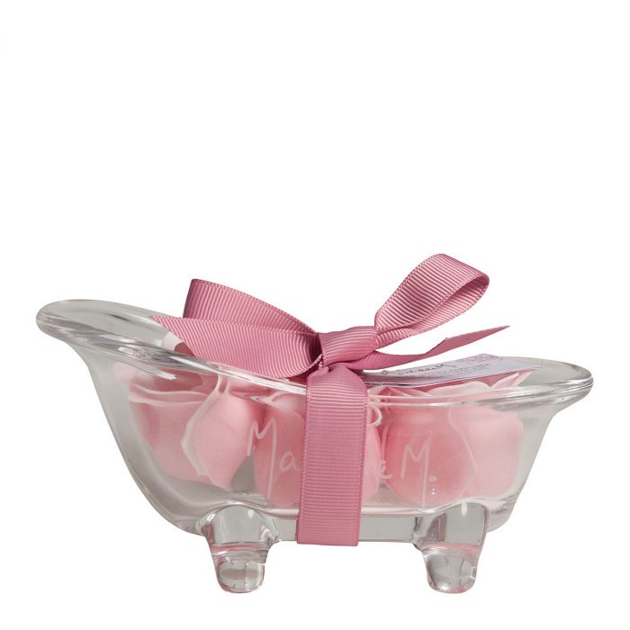 Baignoire porte-savon et 3 roses de savon Rose - Parfum Rose – Image 2