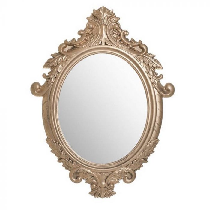 Miroir ovale baroque