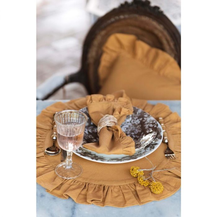 Nappe ronde avec un volant – Image 3