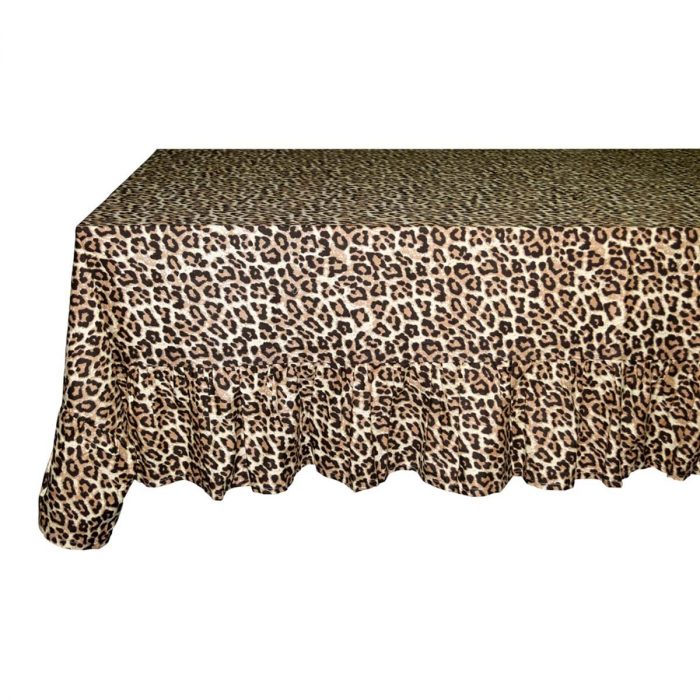 Nappe en coton léopard