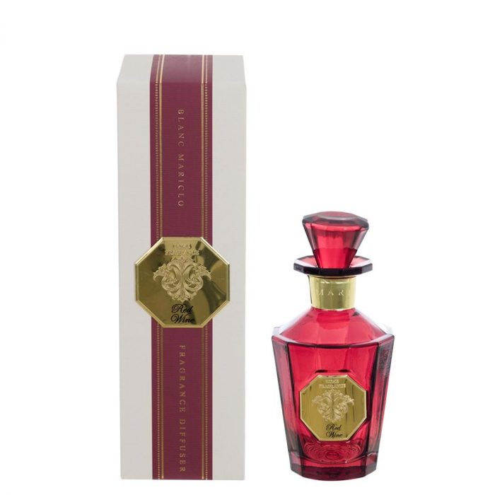 Grand diffuseur de parfum en verre rouge