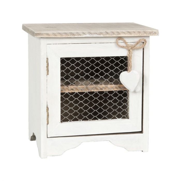 Armoire à oeufs blanche