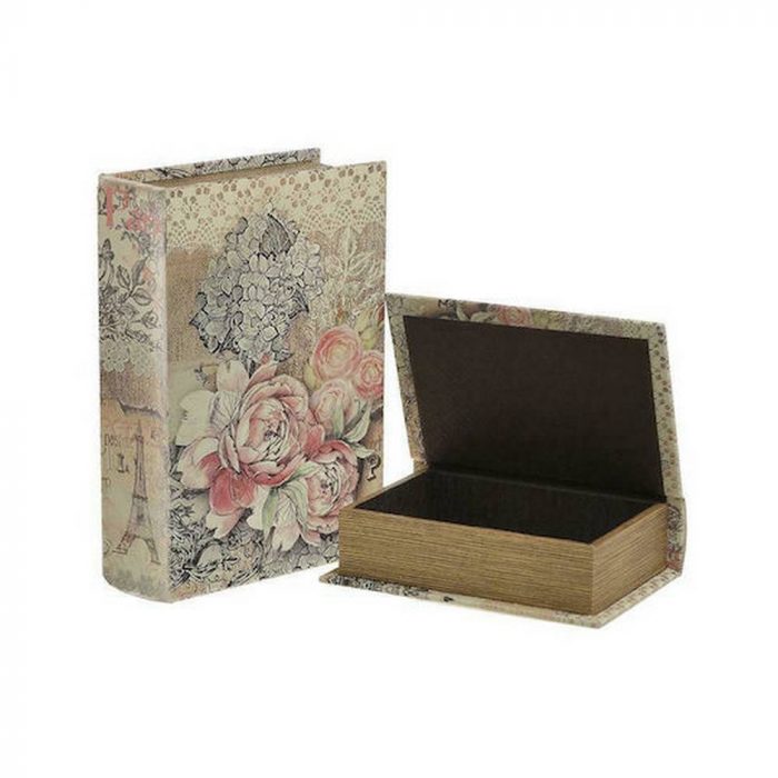 Boîte livre pivoines roses