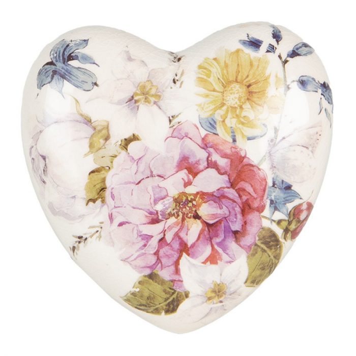Coeur décoratif fleurs