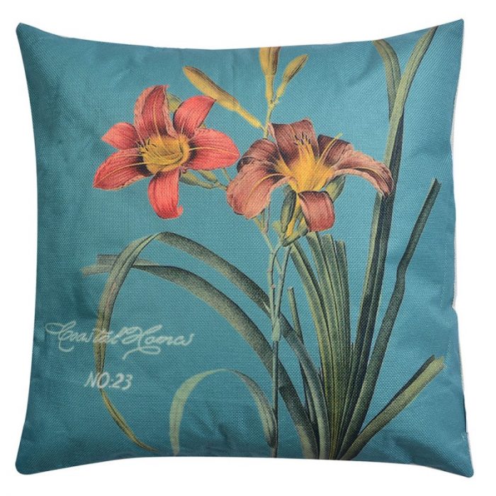 Coussin décoratif fleurs