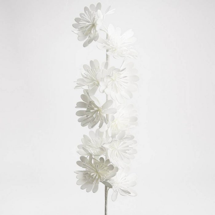 Tige artificielle Gerbera blanc