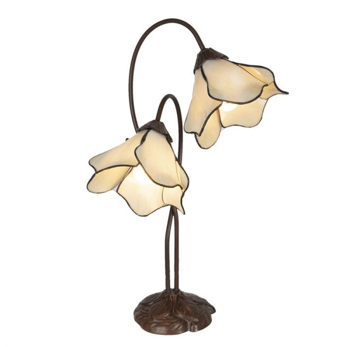 Lampe Tiffany fleurs