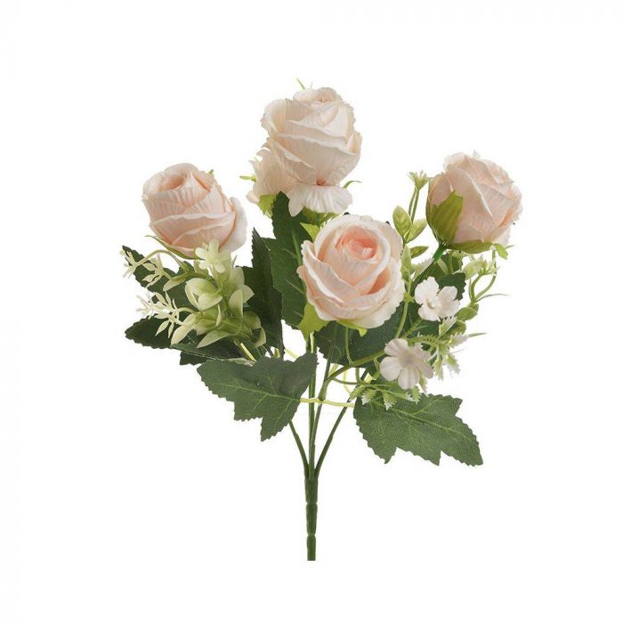 Bouquet de roses synthétiques