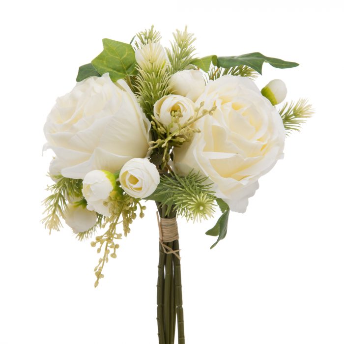 Bouquet de roses artificielles Elisa