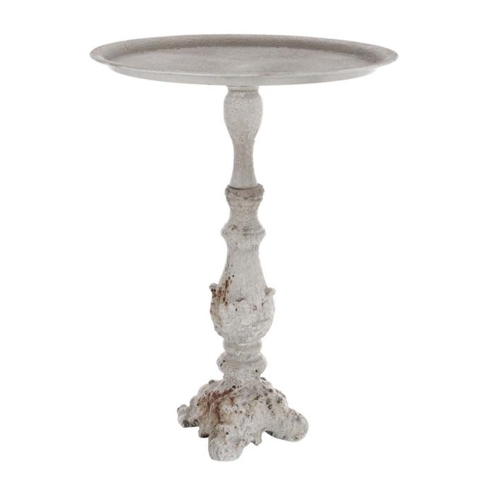 Table d'appoint crème