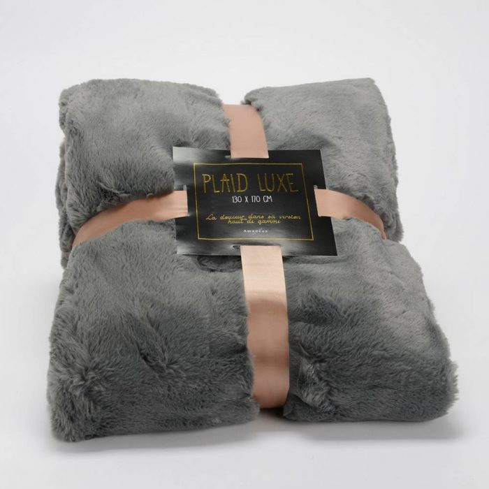 Plaid luxe anthracite
