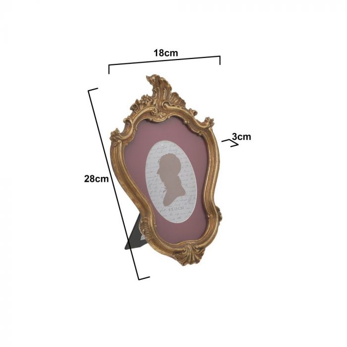 Cadre photo doré baroque – Image 2