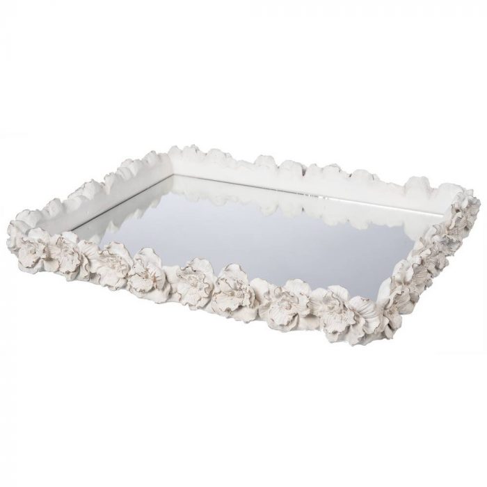 Plateau verre et résine