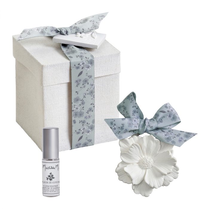 Coffret décor parfumé Les Présents de Mathilde - Fleur de Coton