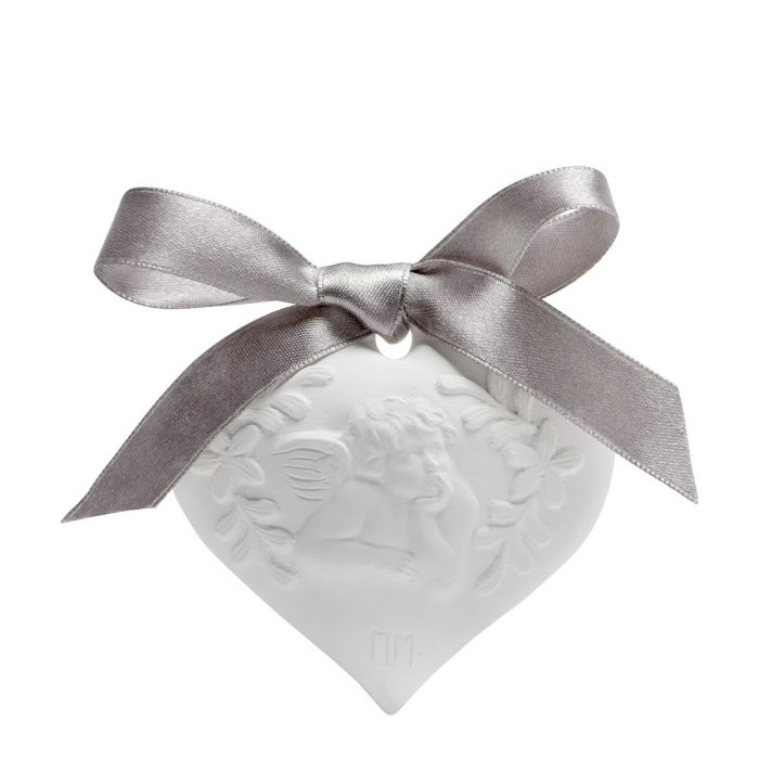 Décor parfumé Coeur Ange - Poudre de Riz
